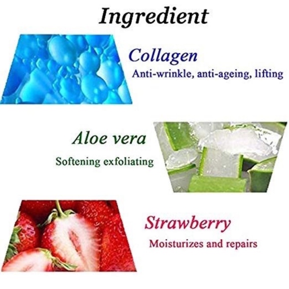 10 pack Pink Collagen Crystal Lip Masks - Picture 6 of 6